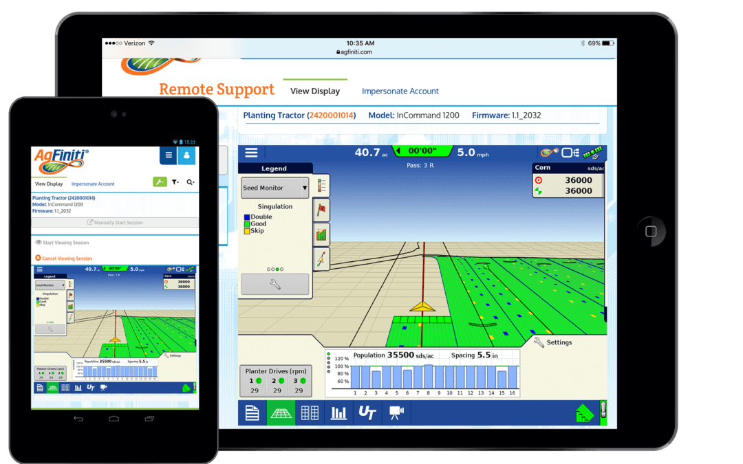 AgFiniti Remote Support Saves Time in the Field